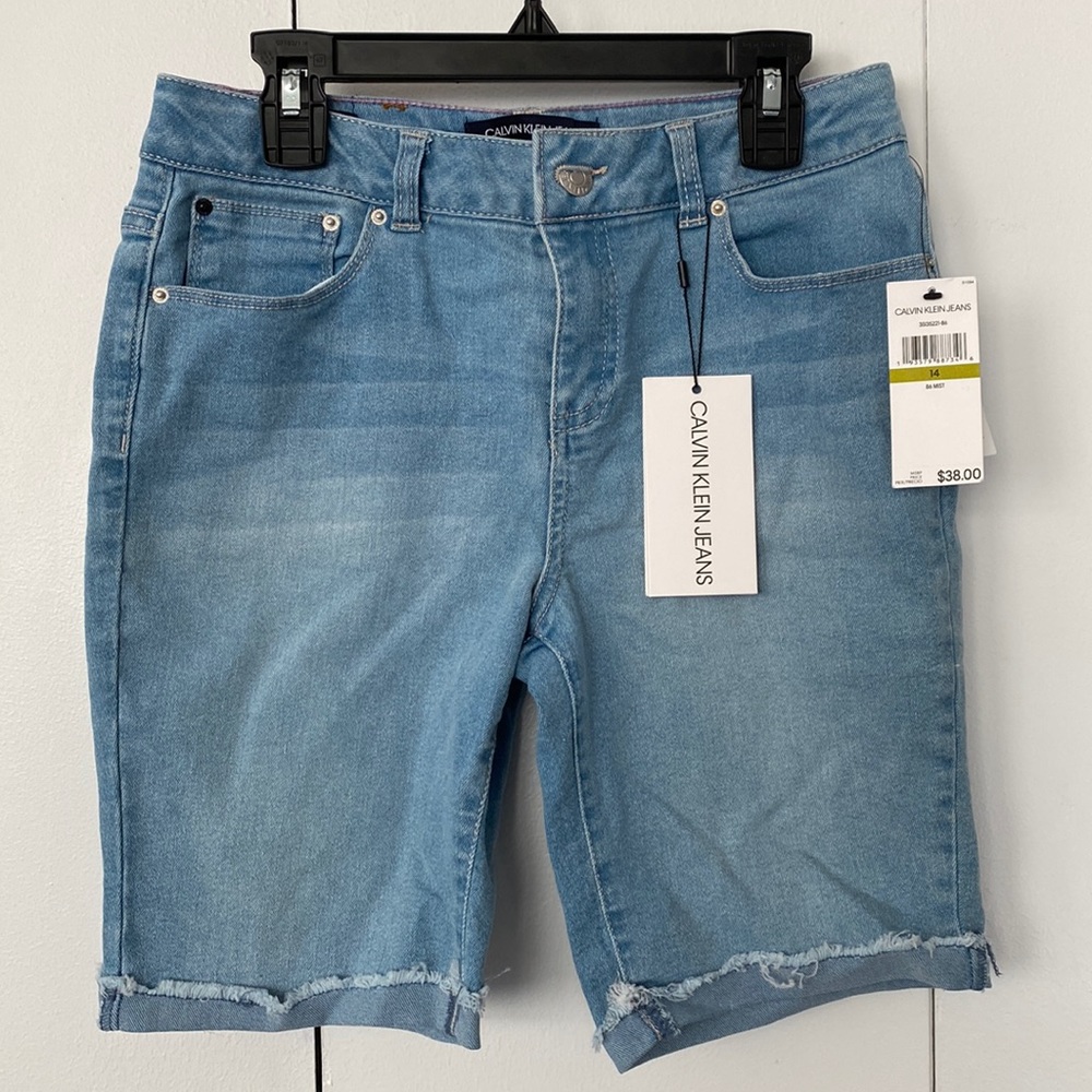 Calvin Klein stretch Jean shorts